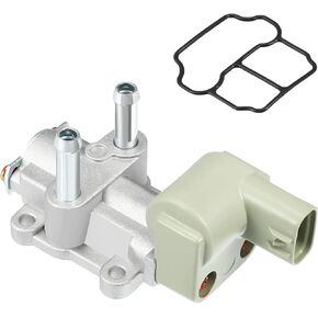 16022P2EA51 صمام التحكم في الهواء الخامل IACV مع حشية، IAC186 AC186 صمام التحكم في سرعة المهمل مناسب لهوندا سيفيك CX DX EX LX GX 1996-2000، A-cura EL 1997-2000 1.6L SOHC، يستبدل 16022-P2A-J01 in Kuwait