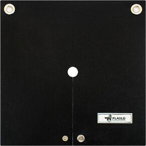 FLASLD Welding Blanket & Heat Shield Mat for Soldering Copper Pipe, 12''x12'' Flame Protector Pad Plumbing Hole Propane Torch (1 Pack)