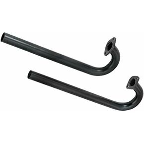 Heater Box J Tube, Slip Joint, Raw Steel, Pair, Compatible with Dune Buggy