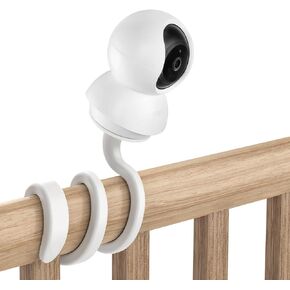 Flexible Baby Monitor Mount for TP-Link Tapo C200/C210/C220/C225, Kasa Security Camera EC70/EC71/KC410S, Easy to Install, Without Tools or Wall Damage