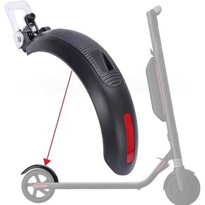 GYL Rear Fender for Ninebot ES4, Mudguard Replacement for Segway Ninebot ES1 ES2 ES3 ES4 Electric Scooter Parts, Upgrade Rear Brake Fender Assembly