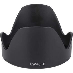 Mugast EW-78BII Camera Lens Hood,Portable Plastic Sun Shade,Professional Replacement Lens Hood Shade Accessory for Canon EF 28-135mm f/3.5-5.6 is USM.