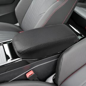 SXCY Fit for 2023 2024 VW ID.4 Armrest Cover ID4 Center Console Cover for 2023 2024 Volkswagen ID.4 Accessories Armrest Console Cover for VW ID4 Accessories S S Plus 2023 2024 (Black)
