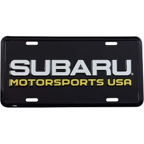 Subaru Motorsports USA Logo Official License Plate WRX STI JDM Impreza Genuine Rally
