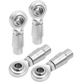 3/8 x 3/8-24 Heim Joints Rod End Kit Economy with Tube Adapters and Jam Nuts, Heim Joints Panhard Bar Kit .058 Bungs Rod End Heim Joint LH and RH