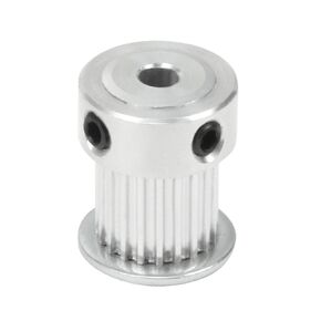 uxcell Aluminum MXL 20 Teeth 8mm Bore Timing Belt Pulley Flange Synchronous Wheel for 10mm Timing Belt