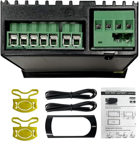 PZGXS0J111 ترموستات درجة الحرارة مع مجسات استشعار درجة الحرارة 115 فولت، ترموستات درجة حرارة جديد متوافق مع كاريل وجميع أنواع الثلاجة (الملحقات الكاملة)، أسود in Kuwait