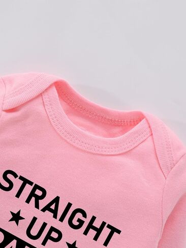 payifang Newborn Infant Baby Unisex Rompers Funny Cute Bodysuits in Saudi Arabia
