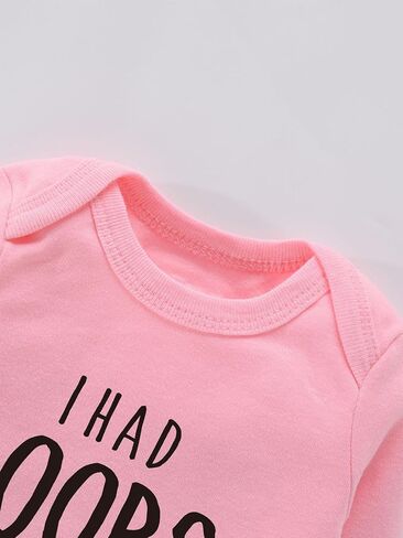 payifang Newborn Infant Baby Unisex Rompers Funny Cute Bodysuits in Saudi Arabia