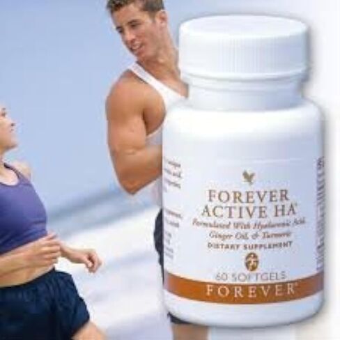 Forever Living Active HA / مكمل عشبي 60 كبسولة هلامية مكونة من حمض الهيالورونيك وزيت الزنجبيل والكركم in Kuwait