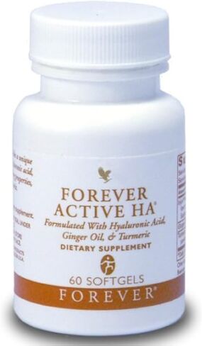 Forever Living Active HA / مكمل عشبي 60 كبسولة هلامية مكونة من حمض الهيالورونيك وزيت الزنجبيل والكركم in Kuwait