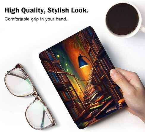 Case for Kindle Paperwhite 2015/2013/2012 Flip Case Leather PU Silicone Cover Magnetic Auto Wake Up/Sleep Anti-Scratch Shell Tree Green Plant Pattern Kindle Paperwhite 7th/6th/5th Gen (1) in Saudi Arabia