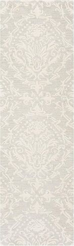 SAFAVIEH Blossom Collection 2' 3" x 14' Blue/Ivory BLM107B Handmade Premium Wool Entryway Foyer Living Room Kitchen Runner Rug in Saudi Arabia
