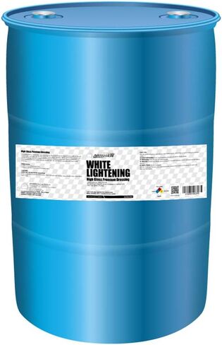 Nanoskin WHITE LIGHTENING Premium Dressing 5 Gallons – Universal Thick Wipe-On Dressing for Car Detailing | Works on Tire, Vinyl, Rubber, Plastic & Trim | For Cars, Trucks, Motorcycles, RVs & More in Saudi Arabia