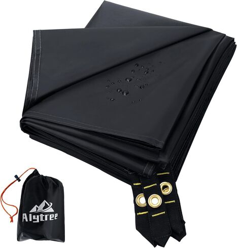 Waterproof Camping Tent Tarp PU 3000, Multifunctional Ultralight Tent Footprint with Drawstring Carrying Bag for Picnic, Hiking, Backpacking, Hammock, Beach in Kuwait