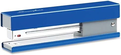 Swingline Stapler, Desktop Stapler, Full Strip, 20 Sheets, Chrome/Blue Accent (S7087830) in Saudi Arabia