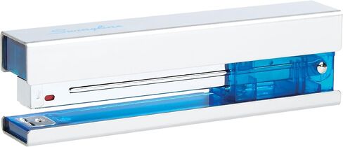 Swingline Stapler, Desktop Stapler, Full Strip, 20 Sheets, Chrome/Blue Accent (S7087830) in Saudi Arabia