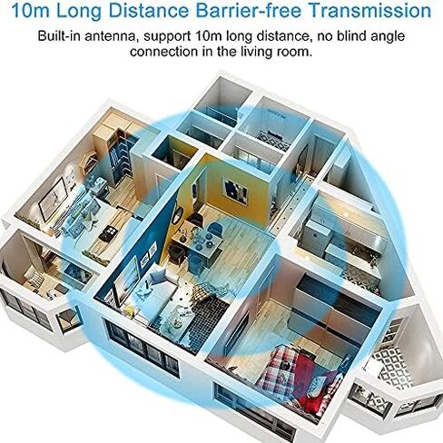 Bluetooth 5.0 Transmitter and Receiver, 3-in-1 Wireless Bluetooth Adapter,Bluetooth Audio Adapter with 3.5mm AUX Stereo Output for TV,PC,car, Headset,Headphone,Earbud Home Stereo System (black1) in Kuwait