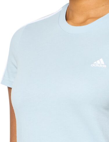adidas Women's Loungewear Essentials Slim 3-Stripes T-Shirt in Kuwait