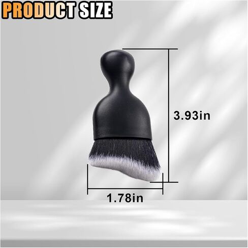 4PCS Car Detailing Brush Set, Soft Boars Hair Car Interior Cleaning Tool Detailing Kit, Auto Detail Brushes for Cleaning Emblem Air Vent, Leather Seats, Washing Wheels, Engine Bay, Tires (Boars Hair) in Saudi Arabia