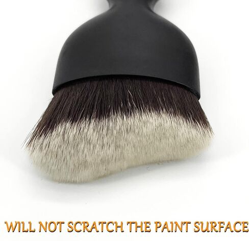 فرشاة تفاصيل داخلية للسيارة، فرشاة تنظيف غبار بشعيرات فائقة النعومة، فرشاة تنظيف السيارة، أداة تنظيف داخلية للسيارة لألواح التنظيف، فتحة تهوية، كمبيوتر، جلد (وردي) in Kuwait