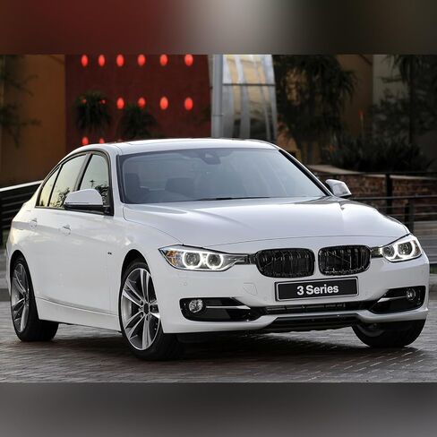 AIVDIG F30 Grille Grill، واقيات شبكة ABS للكلية الأمامية لعام 2012 2013 2014 2015 2016 2017 2018 BMW 3-Series F30 F31 F35 328i 335i 320i 330i 340i (شرائح سوداء لامعة مزدوجة) in Kuwait