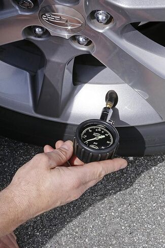 Slime 20289 مقياس ضغط الإطارات، سلسلة Pro، قرص مملوء بالسائل (0-60 رطل لكل بوصة مربعة) in Kuwait