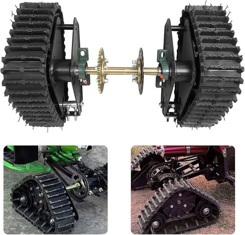 600 مللي متر 24 "مجموعات تجميع مسار المحور الخلفي لـ Go Kart ATV رباعية العجلات الخلفية الثلوج الرمال الثلج لتقوم بها بنفسك استخدام المعدن الأسود in Kuwait