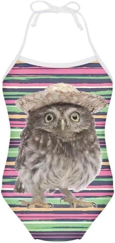 Girls One Pieces Swimsuit Beach Bathing Suits Kids Swimwear 3-10 Years in Saudi Arabia