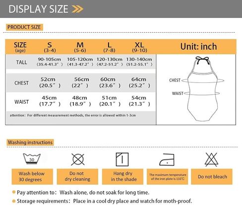 Girls One Pieces Swimsuit Beach Bathing Suits Kids Swimwear 3-10 Years in Saudi Arabia