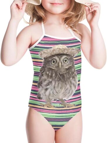 Girls One Pieces Swimsuit Beach Bathing Suits Kids Swimwear 3-10 Years in Saudi Arabia
