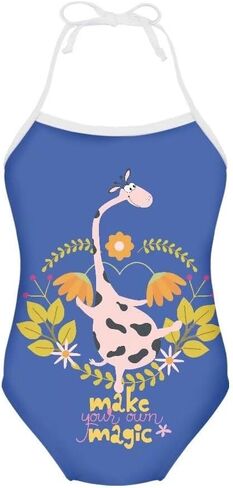 Girls One Pieces Swimsuit Beach Bathing Suits Kids Swimwear 3-10 Years in Saudi Arabia