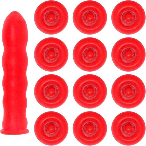 swzhai 50 جهاز كمبيوتر شخصي غطاء السد، الأحمر السد التوقف غطاء السد قبعات أنبوب لختم أنابيب السد، السد أنبوب السدادة قبعات السد أداة التشطيب لختم والحفاظ على in Kuwait