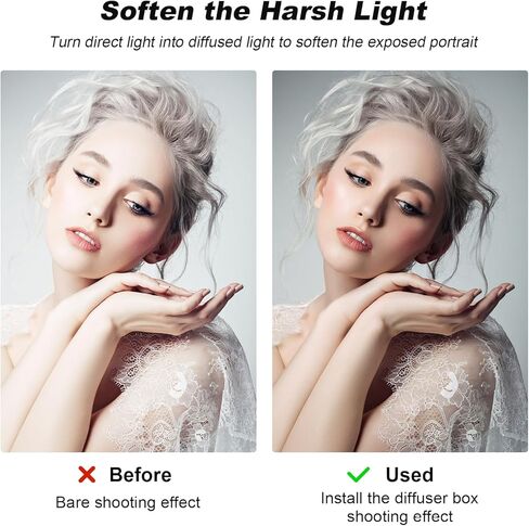 V1 Diffuser Dome Kit for Godox V1 Round Head Flash, Accessories for V1C V1S V1N V1O V1F Speedlite - 3 Pack White (White 3 Pack) in Kuwait