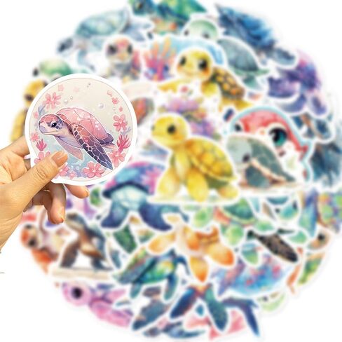 Cute Whale Animals Stickers for Kids 50PCS Ocean Animals Aesthetic Stickers in Saudi Arabia