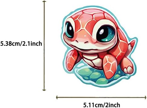 Cute Whale Animals Stickers for Kids 50PCS Ocean Animals Aesthetic Stickers in Saudi Arabia