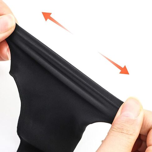 CAISGATO 4PCS Slim Style 3-Layer Two Finger Sketching Gloves - Perfect for Paper, iPad, and Graphics Drawing Tablets - Left and Right Hand Compatible - (Medium) in Saudi Arabia