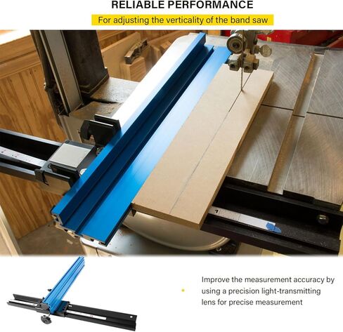 استبدال سياج المنشار الحزامي لـ KMS7200 متوافق مع زاوية الانجراف لشفرة المنشار الشريطية مقاس 14 بوصة والقطع الدقيق وقياس ملحقات السكك الحديدية لمنضدة العمل in Kuwait