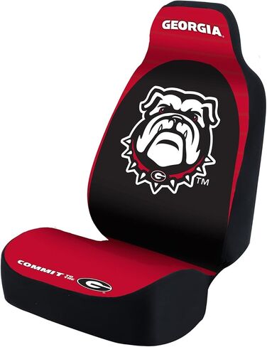 Coverking USCSELA117 غطاء مقعد دلو جامعة جورجيا (الجامعة 50/50) مناسب عالميًا in Kuwait