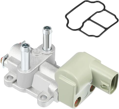 16022P2EA51 صمام التحكم في الهواء الخامل IACV مع حشية، IAC186 AC186 صمام التحكم في سرعة المهمل مناسب لهوندا سيفيك CX DX EX LX GX 1996-2000، A-cura EL 1997-2000 1.6L SOHC، يستبدل 16022-P2A-J01 in Kuwait