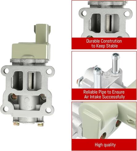 16022P2EA51 صمام التحكم في الهواء الخامل IACV مع حشية، IAC186 AC186 صمام التحكم في سرعة المهمل مناسب لهوندا سيفيك CX DX EX LX GX 1996-2000، A-cura EL 1997-2000 1.6L SOHC، يستبدل 16022-P2A-J01 in Kuwait