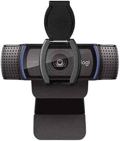 حزمة كاميرا ويب Logitech C920S Pro HD مع سماعة رأس USB H390 مع ميكروفون لإلغاء الضوضاء ومحور USB ذو 4 منافذ (3 عناصر) in Kuwait