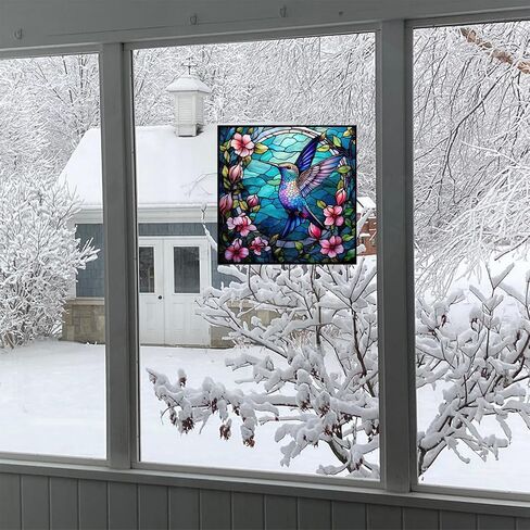 WBQMUNY 3Pcs Hummingbird Window Clings,Static Stickers Decor for Glass Windows and Doors,Non-Adhesive Vinyl Cling to Alert Birds (JD2068) in Saudi Arabia