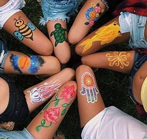 مجموعة طلاء الجسم للوجه من فيروني، 20 لونًا، مكياج Sfx للبالغين، لوحة مكياج كبيرة باللونين الأسود والأبيض مع 10 فرش، مجموعة لوحة ألوان مكياج ذات تأثيرات خاصة in Kuwait