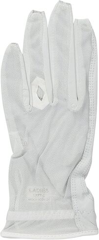 Lady Classic Solar Nail and Ring Glove, White in Saudi Arabia