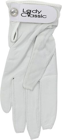 Lady Classic Solar Nail and Ring Glove, White in Saudi Arabia