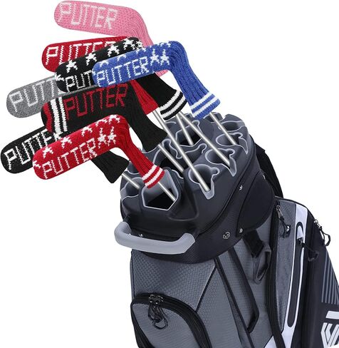 غطاء LeFeng Golf Blade Putter - غطاء رأس محبوك Ping Putter - مادة ممتازة خفيفة الوزن ومتينة - أنماط مخصصة متعددة - مثالية لمعظم مضارب الشفرات in Saudi Arabia