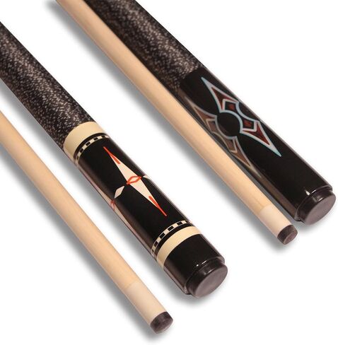 Phantasilet 2-Piece 58" Pool Sticks Maple Wood Billiard Cue Sticks Professional Pool Cue Stick House Bar Billiard Cue Pool Table Accessories, 2 Pack with Cue Bag Cue tip and Gloves in Kuwait