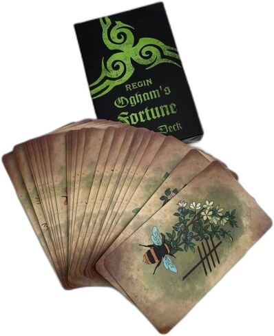 Ogham's Fortune Oracle Deck Runes Celtic Runes Tree Alphabet Fortune Telling in Kuwait