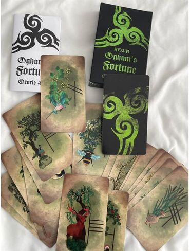 Ogham's Fortune Oracle Deck Runes Celtic Runes Tree Alphabet Fortune Telling in Kuwait